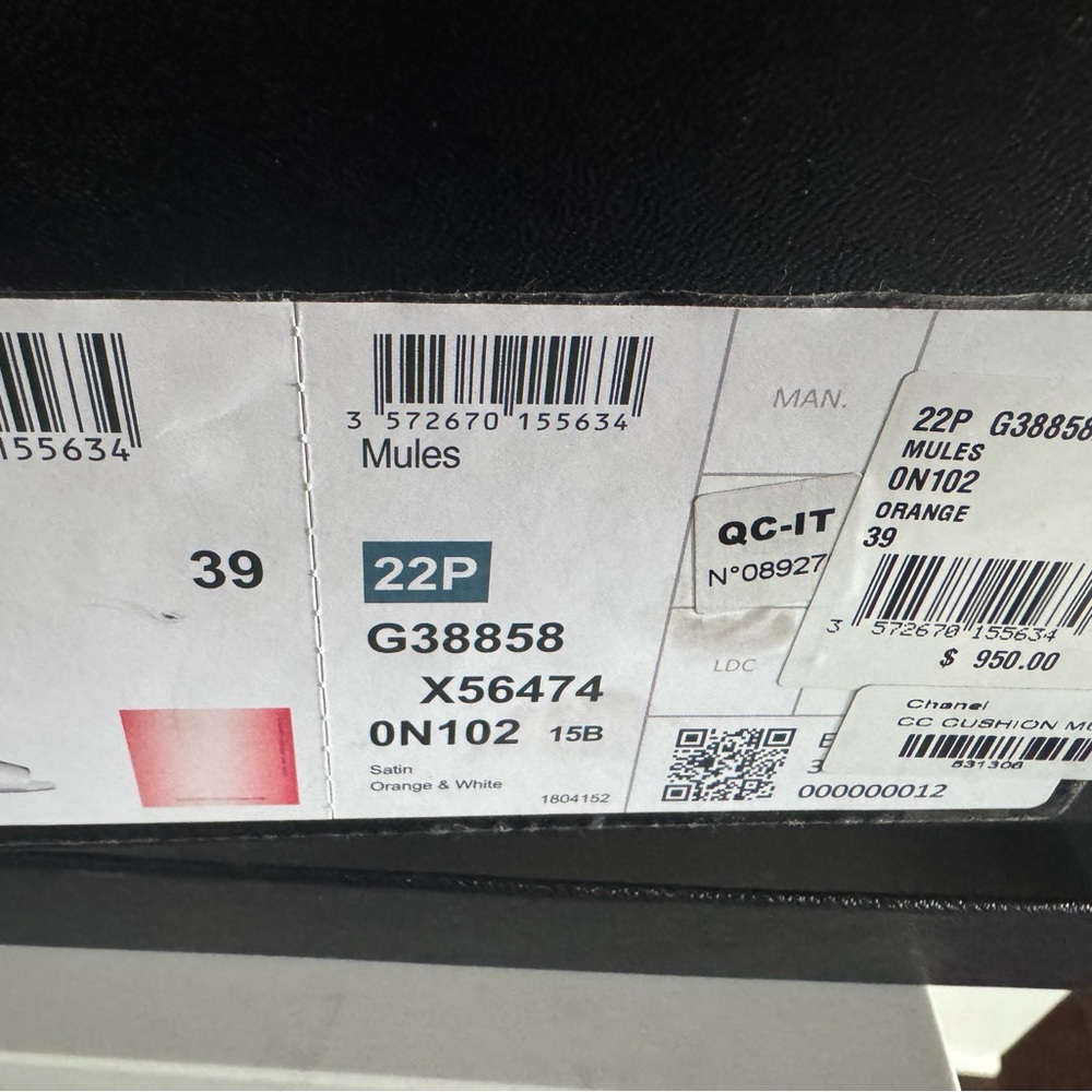 Chanel Coral Open-Toe Mules